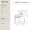 tectake® Gartenstühle Alcudia, wetterfest, stapelbar Produktbild-Vorschau 6