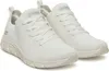 A pair of white Skechers Bobs Sport sneakers for women is displayed against a white background. Voir les images du produit