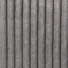 A close-up of gray corduroy fabric with thin brown stripes. Náhľad obrázku produktu