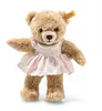 Dors bien ourson avec robe rose Voir les images du produit 3