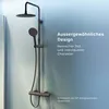 AM.PM Duschsystem Schwarz mit Thermostat 38℃ Regendusche Produktbild-Vorschau 3