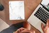 MuchoWow® Mauspad Mousepad Marmor - Grau - Weiß - Abstrakt Produktbild-Vorschau 3