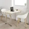 AKKE Ahorn Küchentisch mit chrom beine LxBxH: 50x50x74 cm Produktbild-Vorschau 1