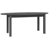 vidaXL Couchtisch Grau 110x55x45 cm Massivholz Kiefer Produktbild-Vorschau 1