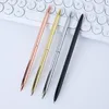 Balpen - Set van 4 - Metalen balpen in slanke vorm - Productafbeelding-voorbeeld 3