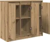 vidaXL Artisan dubový príborník 85x34x76 cm materiál na Náhľad obrázku produktu 5