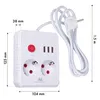Maclean zásuvkový predlžovací kábel 2 zásuvky + 3xUSB Náhľad obrázku produktu 8
