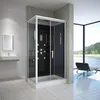 HOME DELUXE - Komplettdusche WAVE XL - Schwarz, Maße: 120 x Produktbild-Vorschau 3