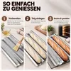 Molde para baguette, con capacidad para 3 baguettes. Vista previa de la imagen del producto 5