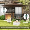 COSTWAY Sonnenschirm 350cm, großer Gartenschirm mit Kurbel Produktbild-Vorschau 6