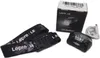 A product shot of a headlamp and its accessories, including the packaging. Produktbild-Vorschau