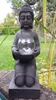 Boltze Buddha Figur mit Windlicht Statue aus Kunststoff, Produktbild-Vorschau 9