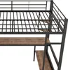 Sweiko 90x200cm kovový rám postele, železná posteľ s Náhľad obrázku produktu 12