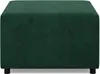 Sitzpouf für das Wohnzimmer 70 x 70 cm, Cord - Dunkelgrün Produktbild-Vorschau 2
