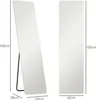 HOMCOM Ganzkörperspiegel, 150 x 40 cm Standspiegel mit Produktbild-Vorschau 3