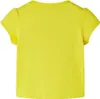 Kinder-T-Shirt Gelb Gr. 116 mit Muschel Aufdruck Produktbild-Vorschau 2