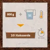 Kokoserde (800 g, ergibt 10 l) | Kokos-Quellerde Produktbild-Vorschau 4
