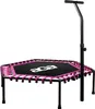 Aga FITNESS Trampolína 130 cm Ružová + držadlo Náhľad obrázku produktu 5