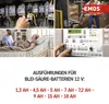 EMOS. Batería de plomo-ácido sin mantenimiento para Vista previa de la imagen del producto 6