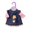 Dolly Moda Jeanskleid Puppenkleidung 28-33 cm, Puppenkleid Produktbild-Vorschau 2
