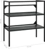 vidaXL Rám umývadla do kúpeľne čierny 79x38x83 cm železo Náhľad obrázku produktu 5