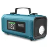A teal colored portable jump starter and air compressor with a digital display and a light. Produktbild-Vorschau