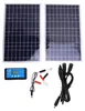 200W sada solárních panelů Hliníkový rám Sada regulátoru Náhled obrázku produktu 1