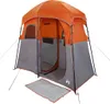 vidaXL Tenda da doccia 2 persone Grigio e arancione Anteprima dell’immagine prodotto 4