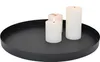 LOFT42 Tablett Tablett aus Metall – Schwarz – Ø40 cm Produktbild-Vorschau 2