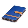 Tasche für Apple iPhone 8 Plus Jeans Cover Handy Schutz Produktbild-Vorschau 5