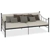 Tagesbett-Rahmen Schwarz Metall 90×200 cm Produktbild-Vorschau 2