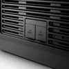 A close-up view of the input ports on a black Dometic CFX3 45 cooler. Produktbild-Vorschau