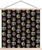 MuchoWow® Textilposter Alte Meister - Muster - Farben 40x40 Produktbild-Vorschau 1
