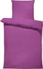 Uni Bettwäsche 155x220 cm violett lila  Einfarbig Renforce Produktbild-Vorschau 1