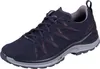 A single blue hiking shoe is shown against a white background. Voir les images du produit