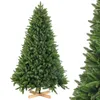 Künstlicher Weihnachtsbaum mit LED Lichterkette und Holzfuß Produktbild-Vorschau 3