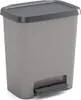 Poubelle Copmpatta, 25 L, gris Voir les images du produit 2