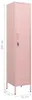 vidaXL Schließfachschrank Rosa 35x46x180 cm Stahl Produktbild-Vorschau 8