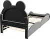 A children's bed with a bear-shaped headboard. Produktbild-Vorschau