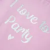 Kinder-T-Shirt mit Rüschenärmeln Lila 116 10506 Produktbild-Vorschau 5