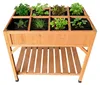 Jardinière surélevée Relaxdays, 8 compartiments, tablette, Voir les images du produit 1