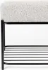 Livingstone - Comfy Hocker 50 x 35 cm schwarz grau Stuhl Produktbild-Vorschau 4