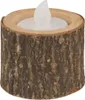 Set aus 3 windlichtern h.5 - 7 - 11cm holz - Feeric Lights Produktbild-Vorschau 2