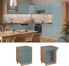 Küchenunterschrank Vicco R-Line Blau-Grau 60 cm mit Produktbild-Vorschau 4