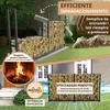 Portalegna zincato metallo da interno 223 x 25 x 115 cm Anteprima dell’immagine prodotto 4