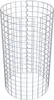 Colonna gabbionata rotonda 42 cm di diametro, 80 cm di Anteprima dell’immagine prodotto 4
