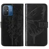 Lederhülle für Xiaomi Redmi 12C /Poco C55 Schmetterling Produktbild-Vorschau 2