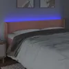 vidaXL LED Kopfteil Rosa 203x16x78/88 cm Samt Produktbild-Vorschau 4