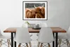 MuchoWow® Gerahmtes Poster Schottische Highlander - Tiere - Produktbild-Vorschau 3