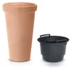 Klasický podlhovastý kvetináč oranžový 48 cm Náhľad obrázku produktu 8